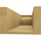 Ekena Millwork 6in. W x 4in. H x 16in. L New Brighton Woodgrain TimberThane Rafter Tail, Primed Tan RFTUR06X04X16NEBRCPR - alternate 4